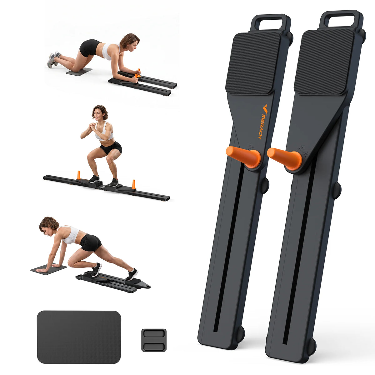 MERACH Pilates Reformer Board for Full Body Home Workouts