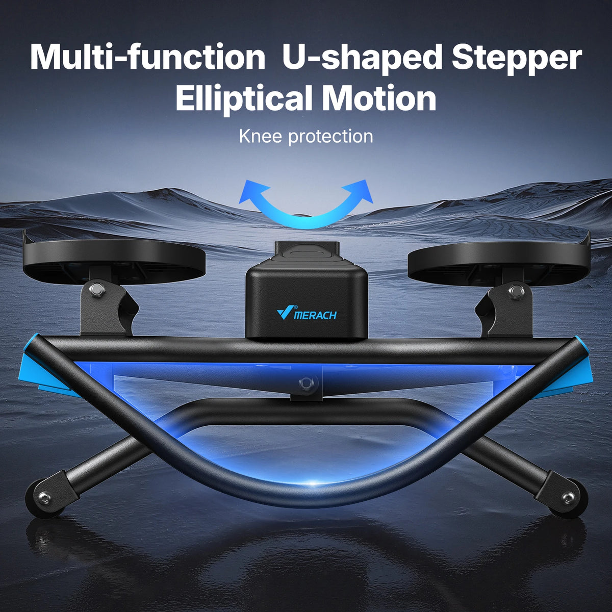 MERACH Rocking stepper 300 lbs Weight Capacity Ab Twist Board Workout Exercise Equipment for Slim Waist and Core Ab Exercise Silent Noiseless Rock Stepper Machine for Home Apartment Dorm Office Gym