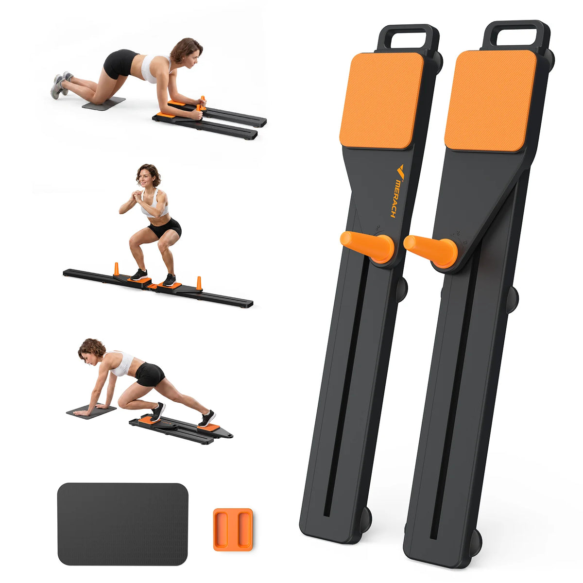 MERACH Pilates Reformer Board for Full Body Home Workouts