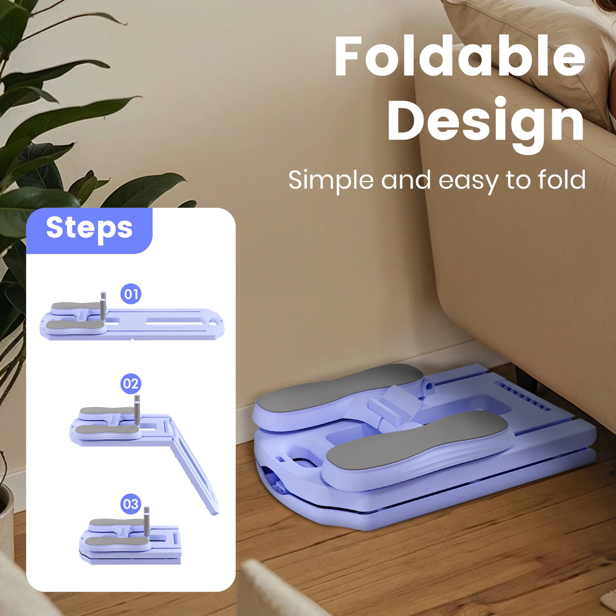 Multifunctional Foldable Pilates Ab Board for Core Strength Training