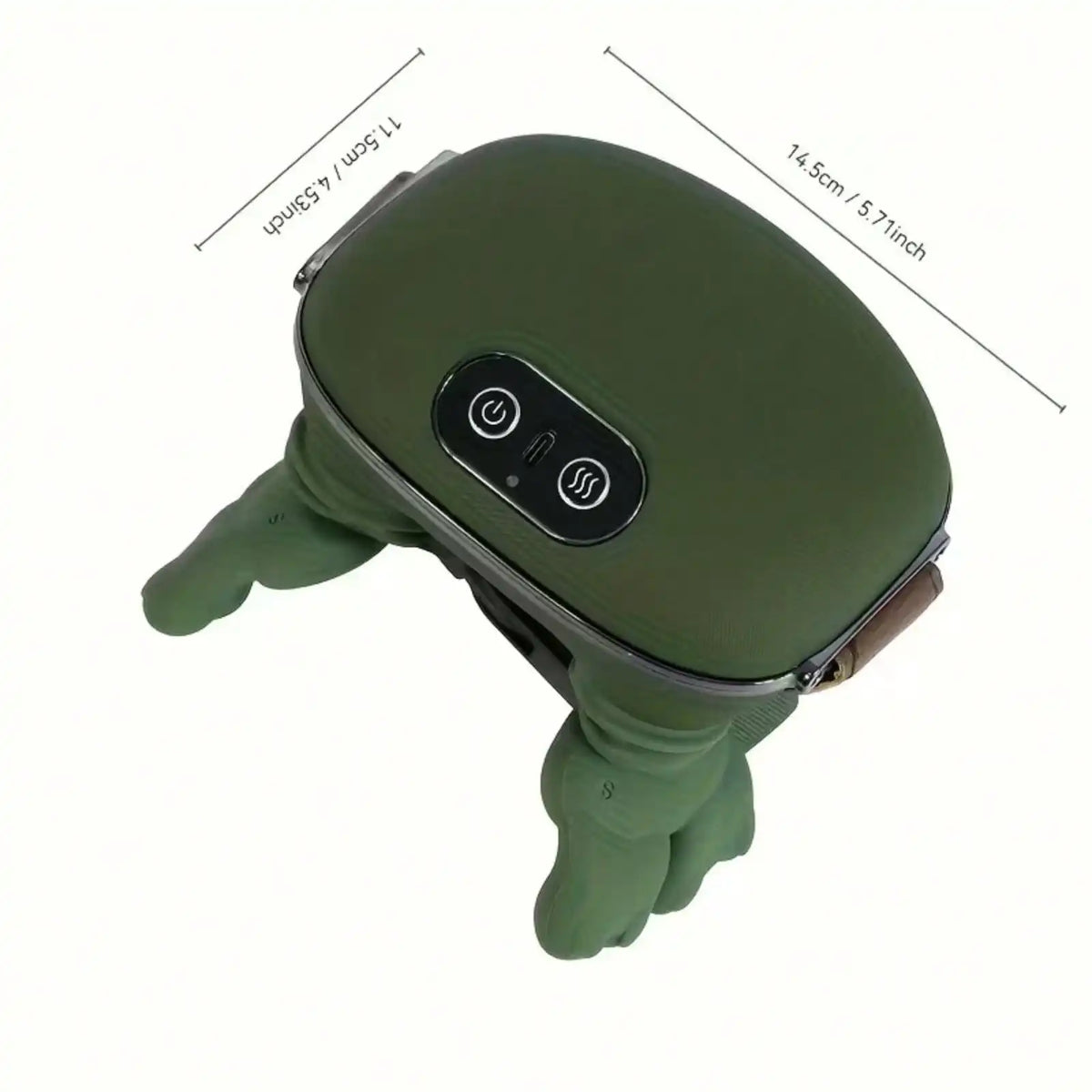 Wireless 4D Kneading Neck And Shoulder Massager With Finger Massage