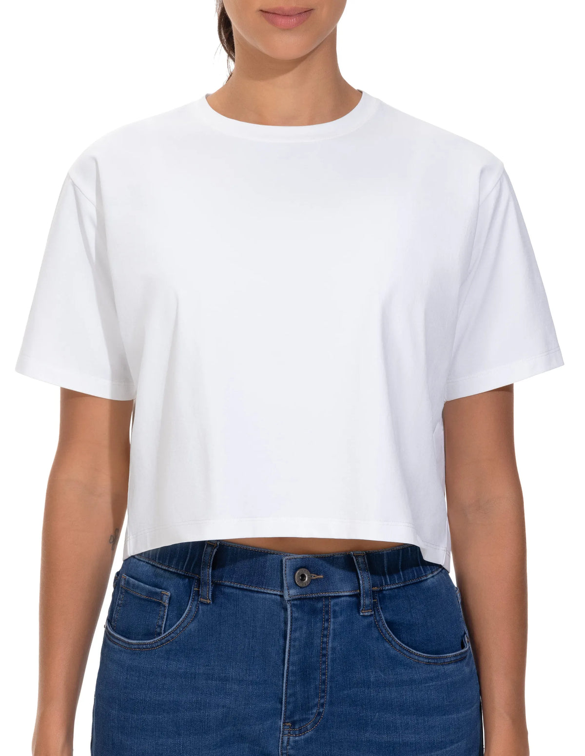 THE GYM PEOPLE Women's Workout Crop Top Yoga Shirt