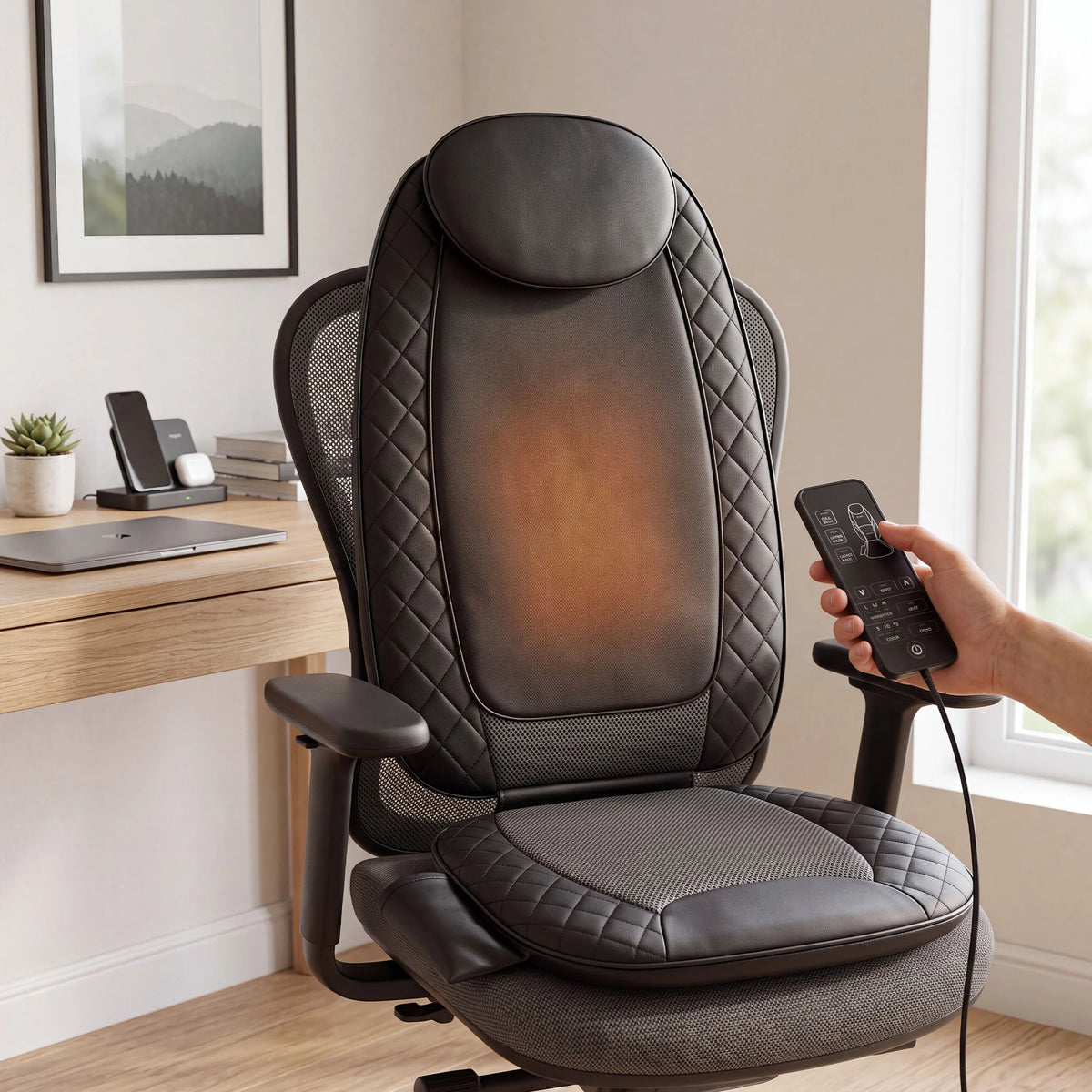 MCQ Heated Electric Back Massager For Home Office And Car