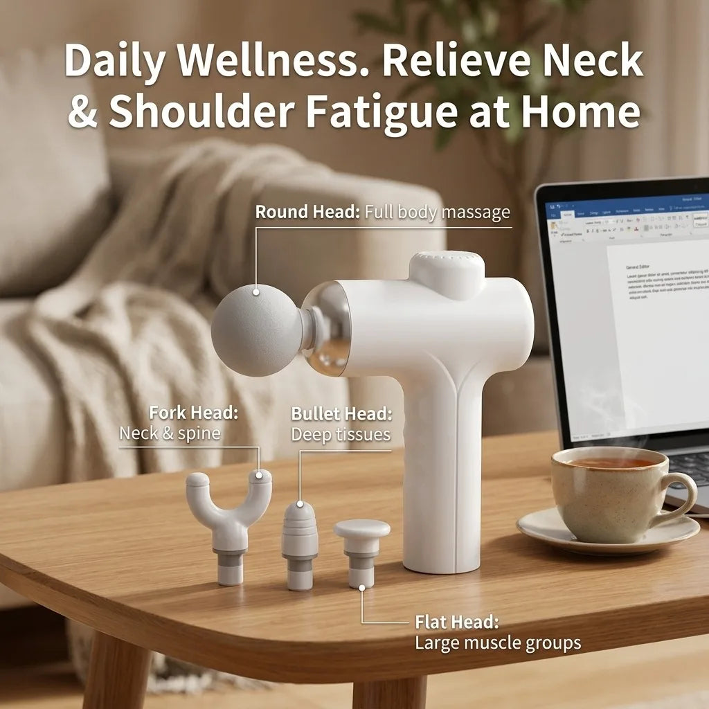 Deep Tissue Percussion Massage Gun for Muscle Recovery and Relaxation