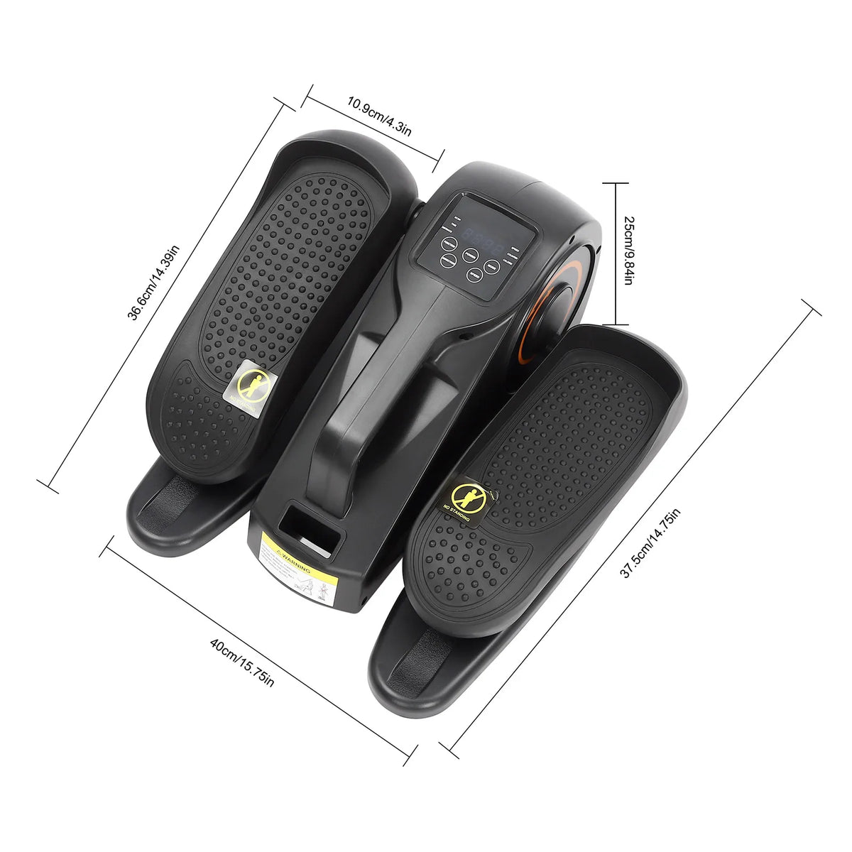 Motorized under Desk Elliptical Machine Foot Pedal Exerciser for Home Workout Compact Elliptical Trainer