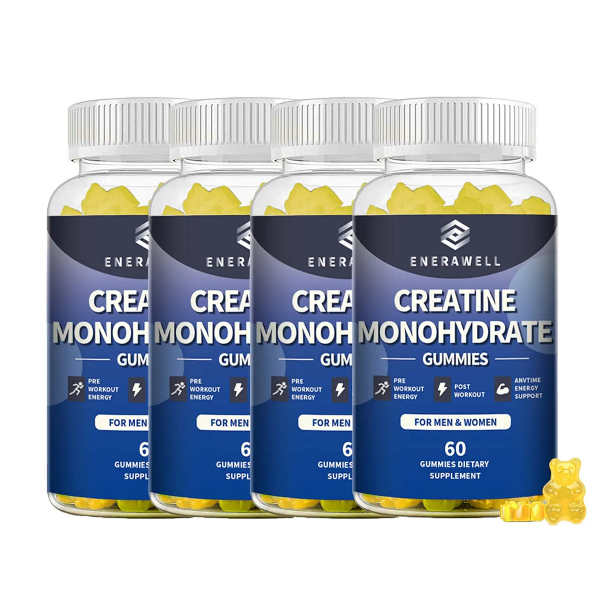 Creatine Monohydrate Gummies for Muscle Support and Athletic Performance