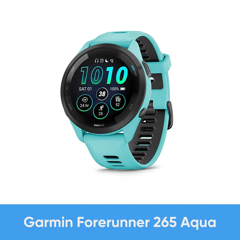 Garmin Forerunner 265 GPS Smartwatch With AMOLED Heart Rate Tracking
