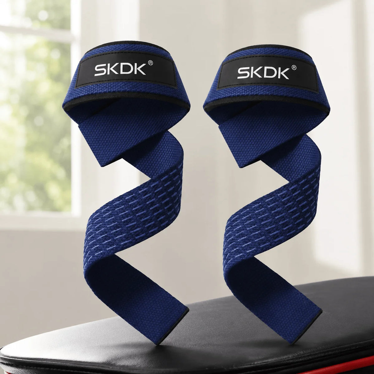 Weightlifting Wrist Straps With Neoprene Padding And Anti Slip Grip