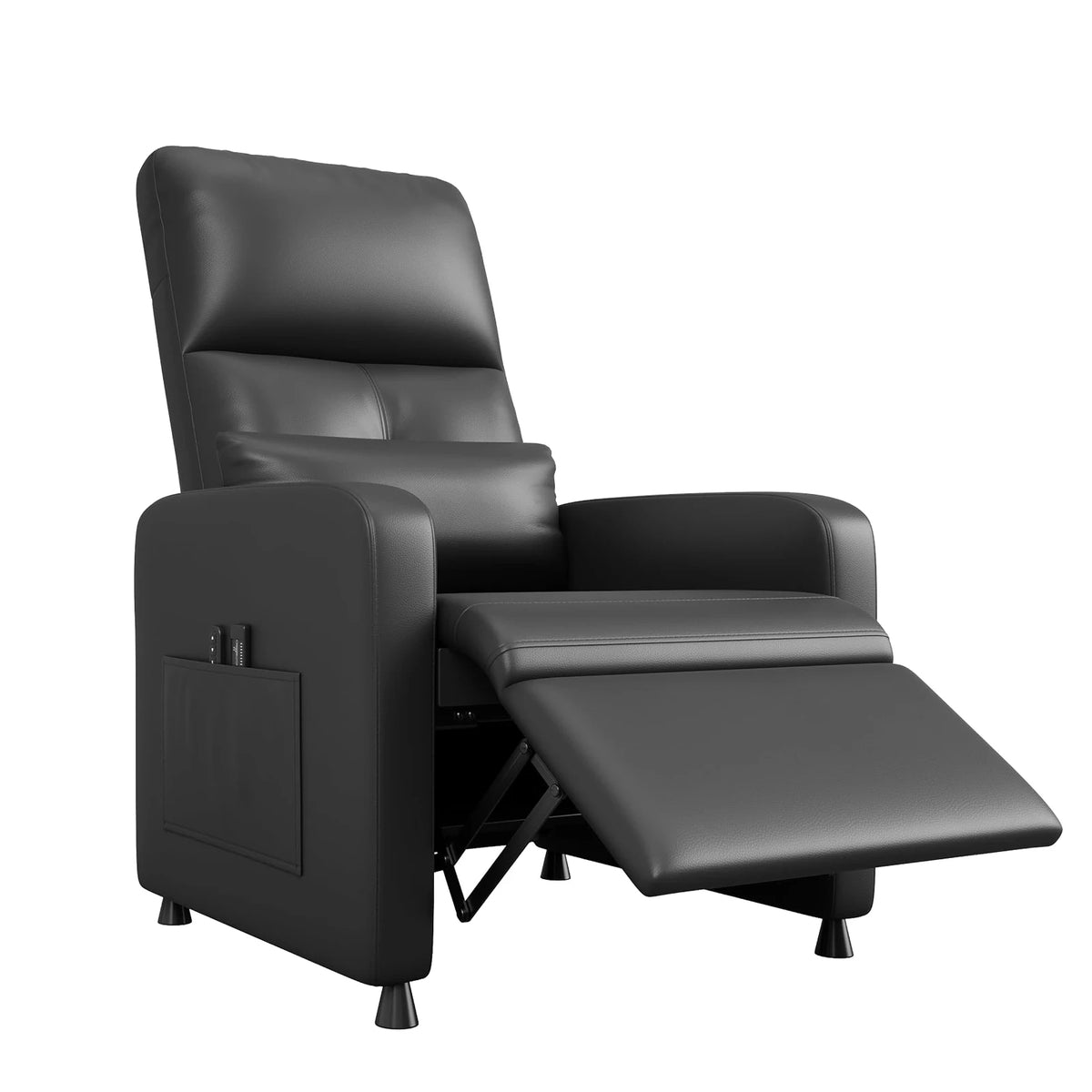 Electric Recliner Chair With Massage Heat USB And Side Pockets