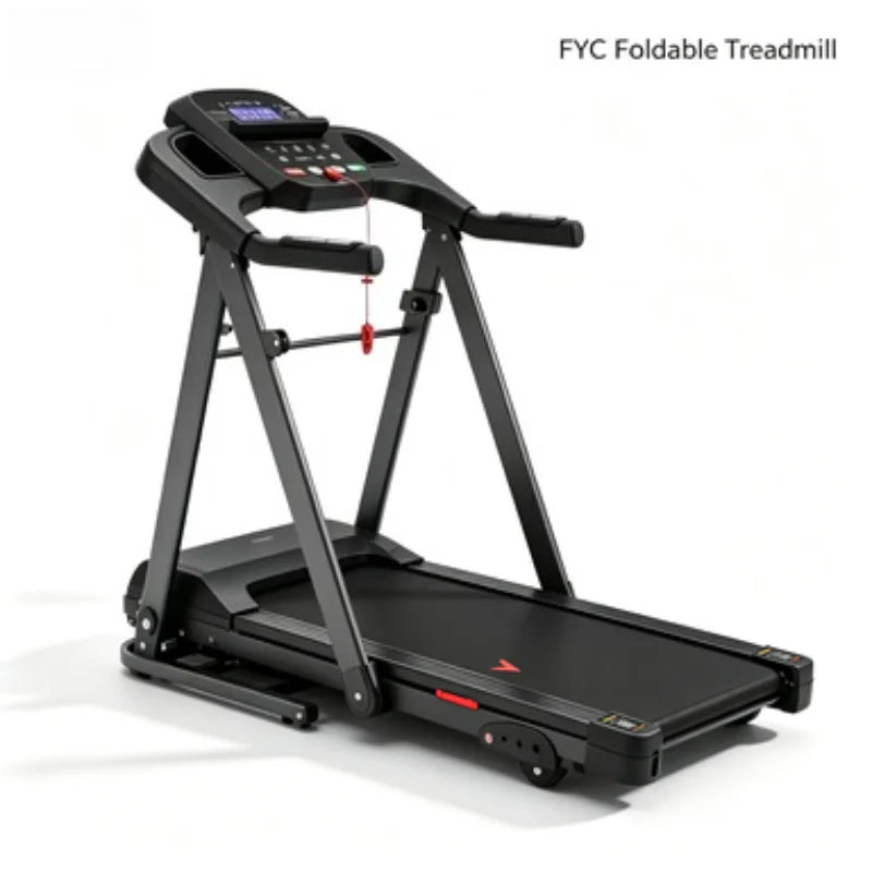 FYC Foldable Treadmill with Manual Incline for Home Cardio Workouts