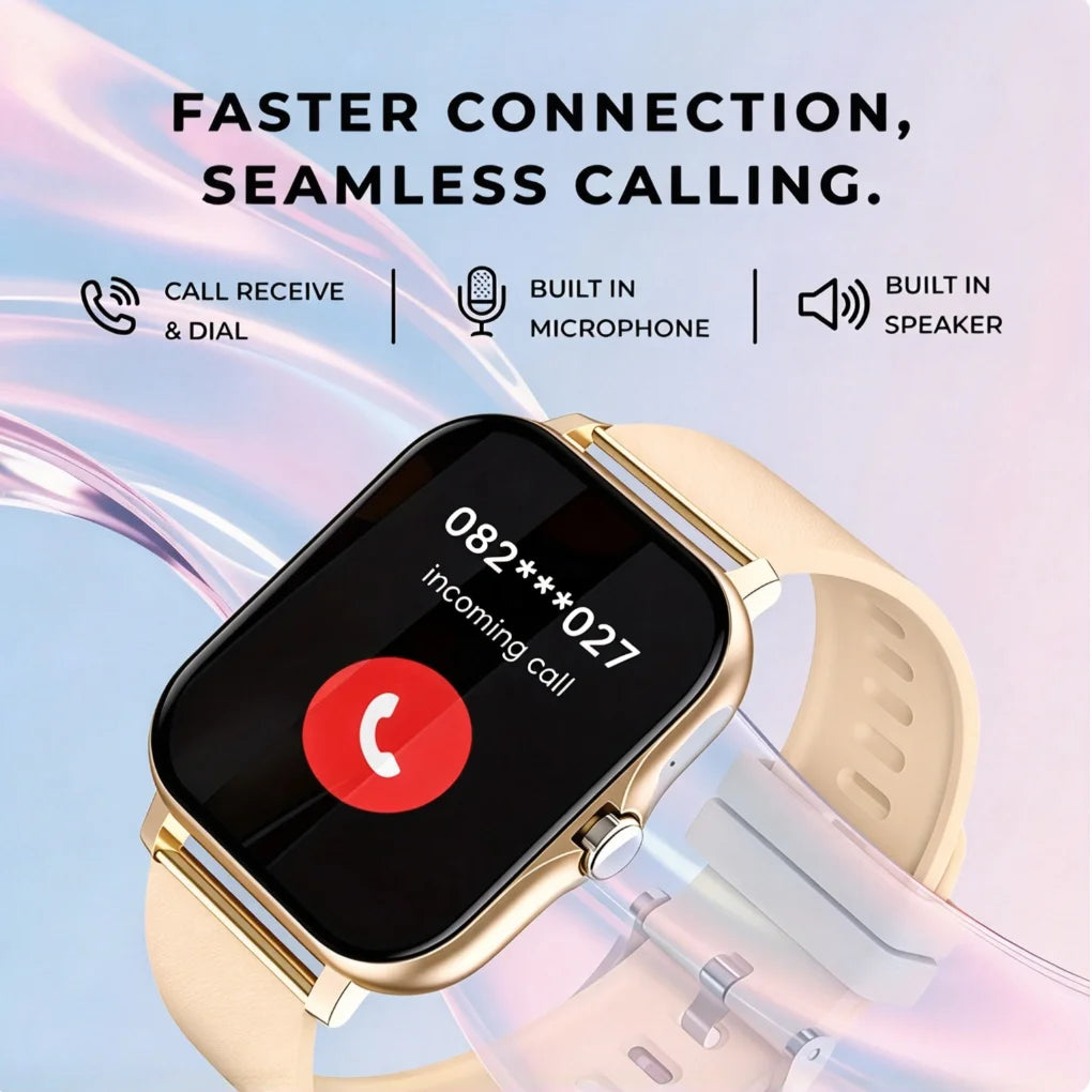 1.83-Inch HD Touchscreen Smartwatch Unisex, Ultra-Long Battery Life, Message Reminders And Multi-Sport Tracking, Featuring 1.83-Inch Full Touch HD Display with 240 X 280 High Resolution