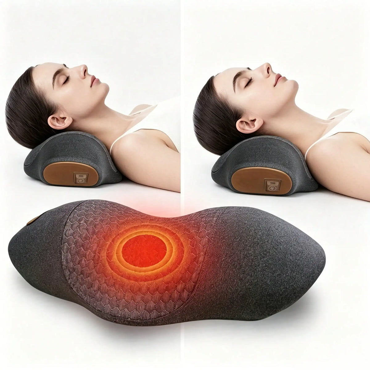 Portable USB Neck Massage Cushion With Ergonomic Comfort Design