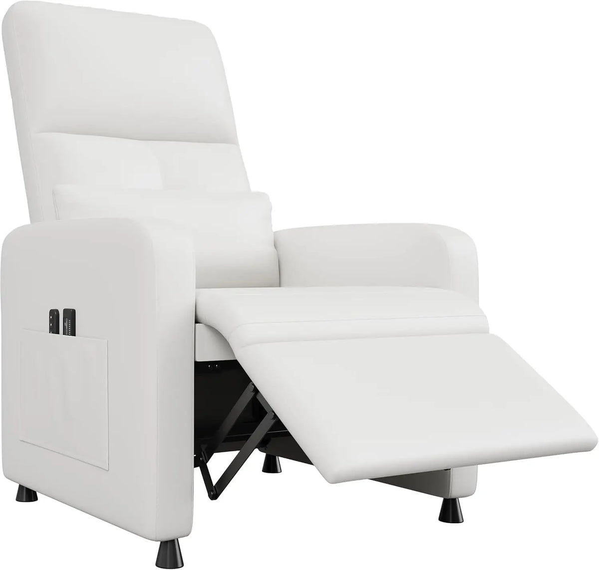 Electric Recliner Chair With Massage Heat USB And Side Pockets