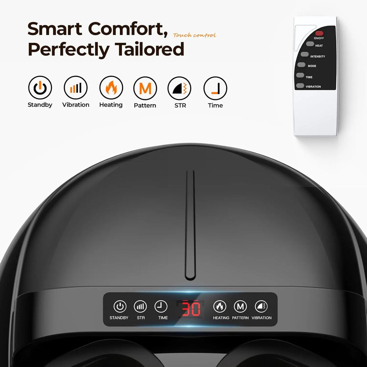 HTM Shiatsu Foot Massager With Air Compression And Remote Control