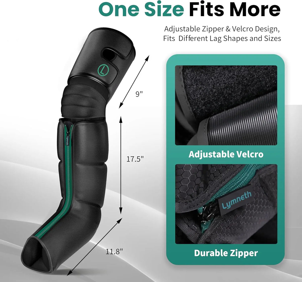 Heated Air Compression Leg Massager For Circulation And Pain Relief