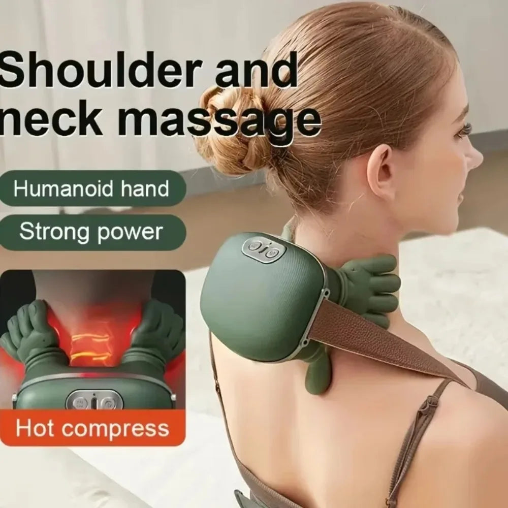 Shiatsu Neck And Shoulder Massager With Soothing Heat For Relaxation