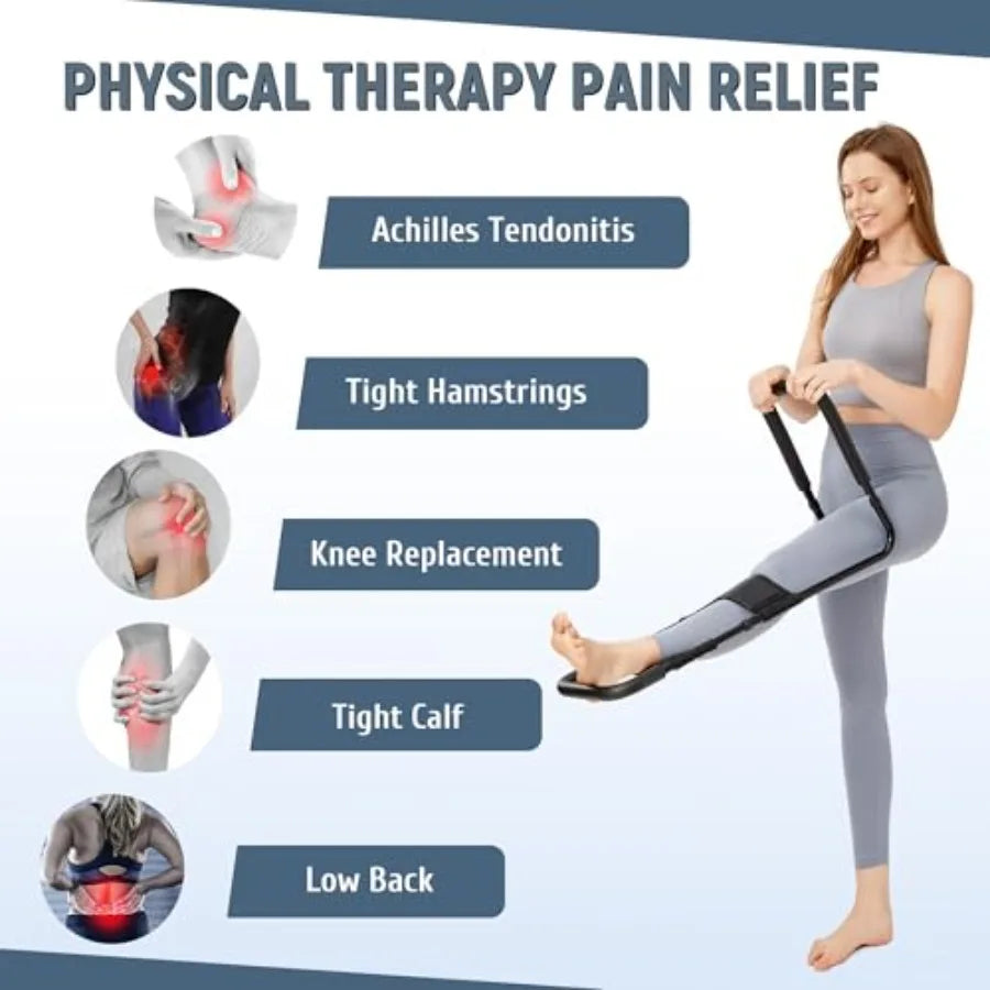 Adjustable Hamstring Stretcher for Knee Extension and Leg Flexibility