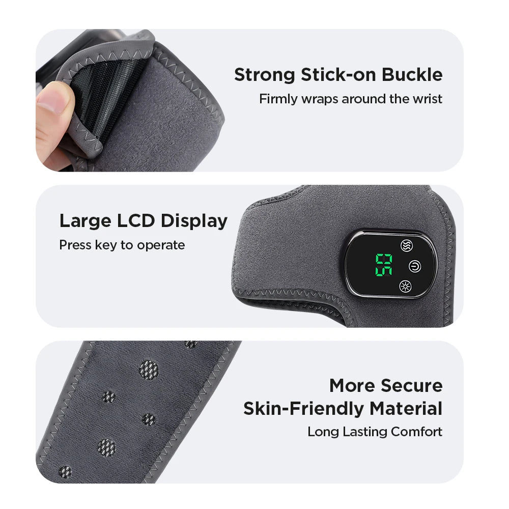 PASTSKY Heated Foot and Ankle Massager With Vibration Relief