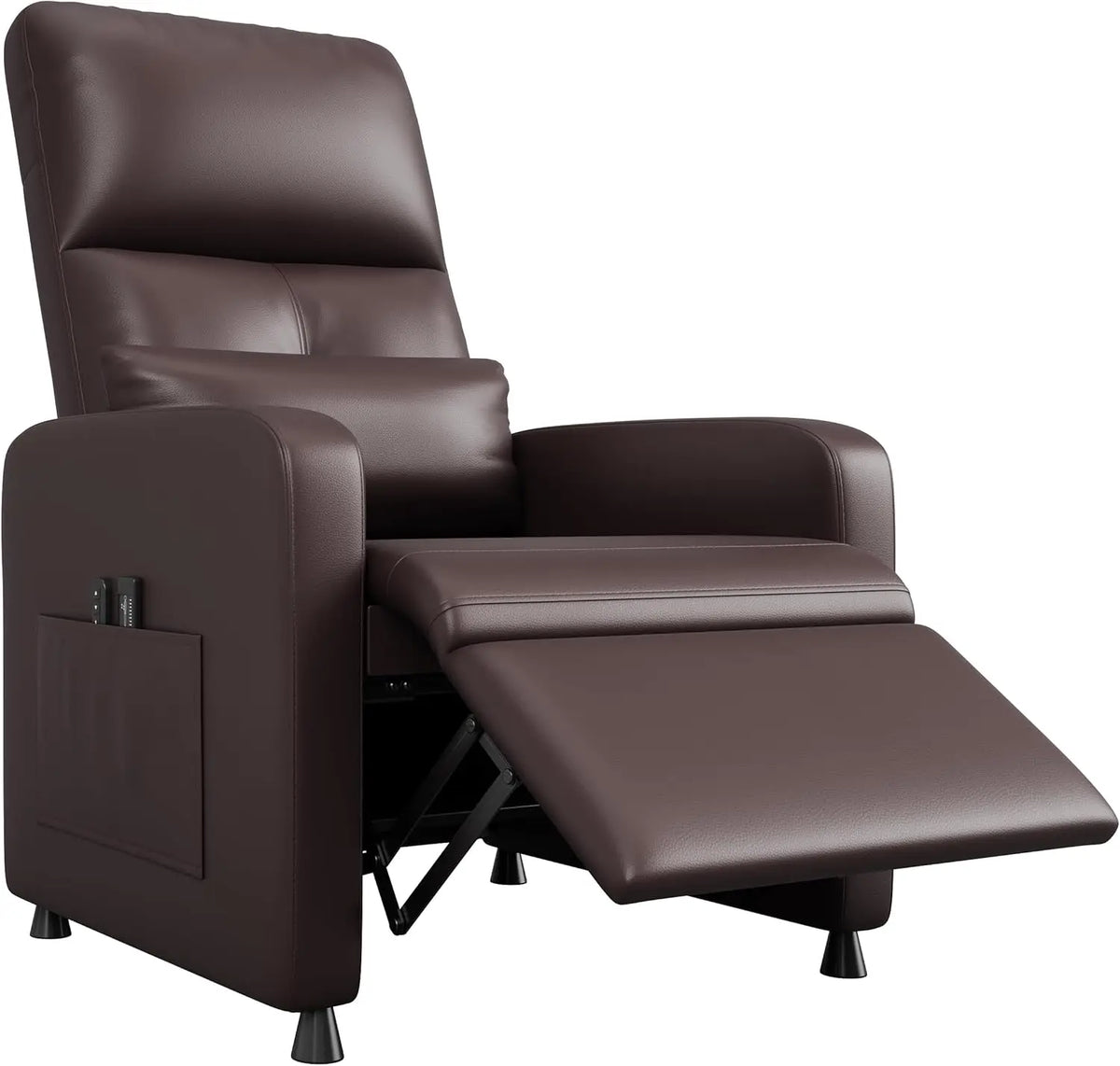Electric Recliner Chair With Massage Heat USB And Side Pockets
