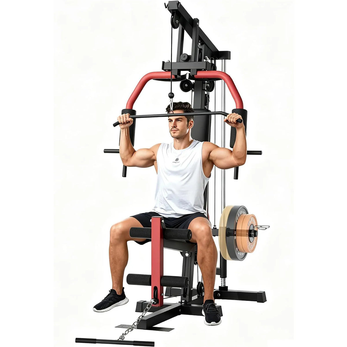 HiMISS 5-in-1 Home Gym Machine for Full Body Strength Training