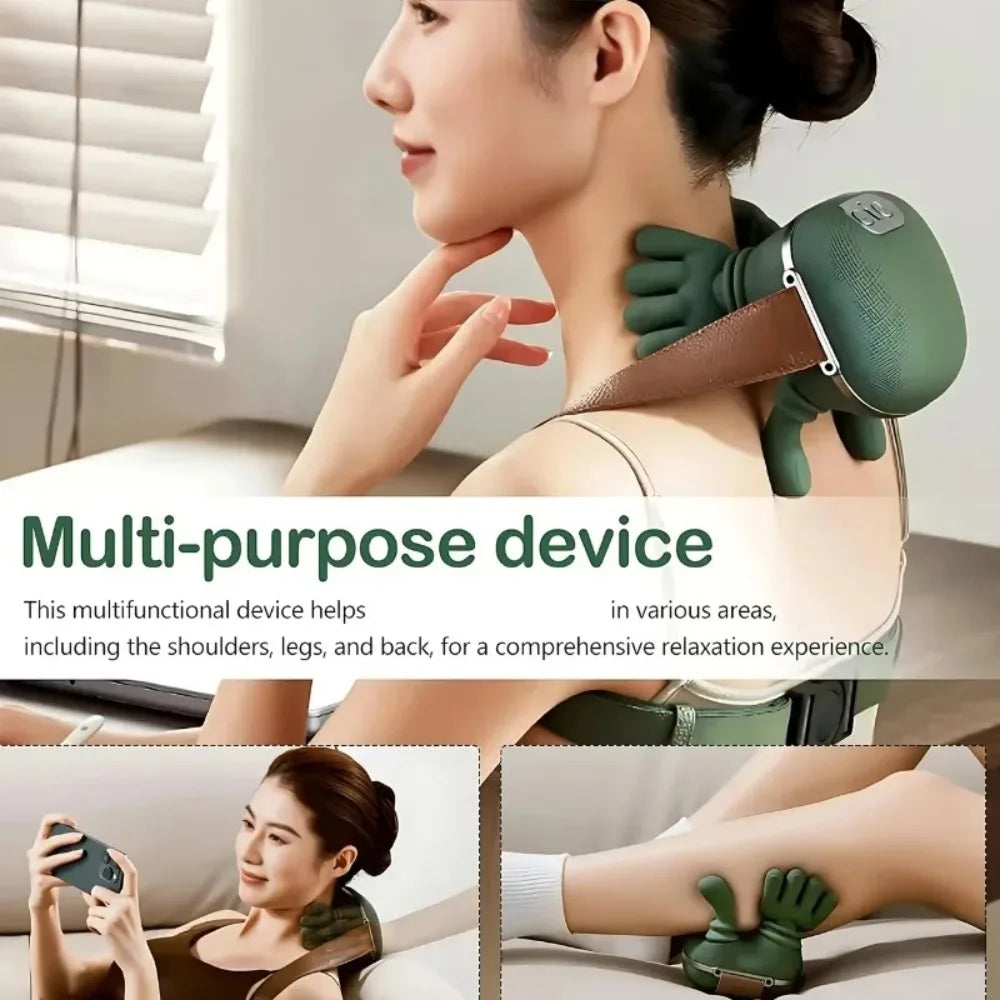 Shiatsu Neck And Shoulder Massager With Soothing Heat For Relaxation