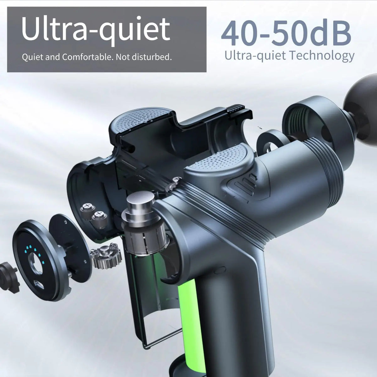 LEERCON Muscle Massage Gun With Four Interchangeable Heads For Relief