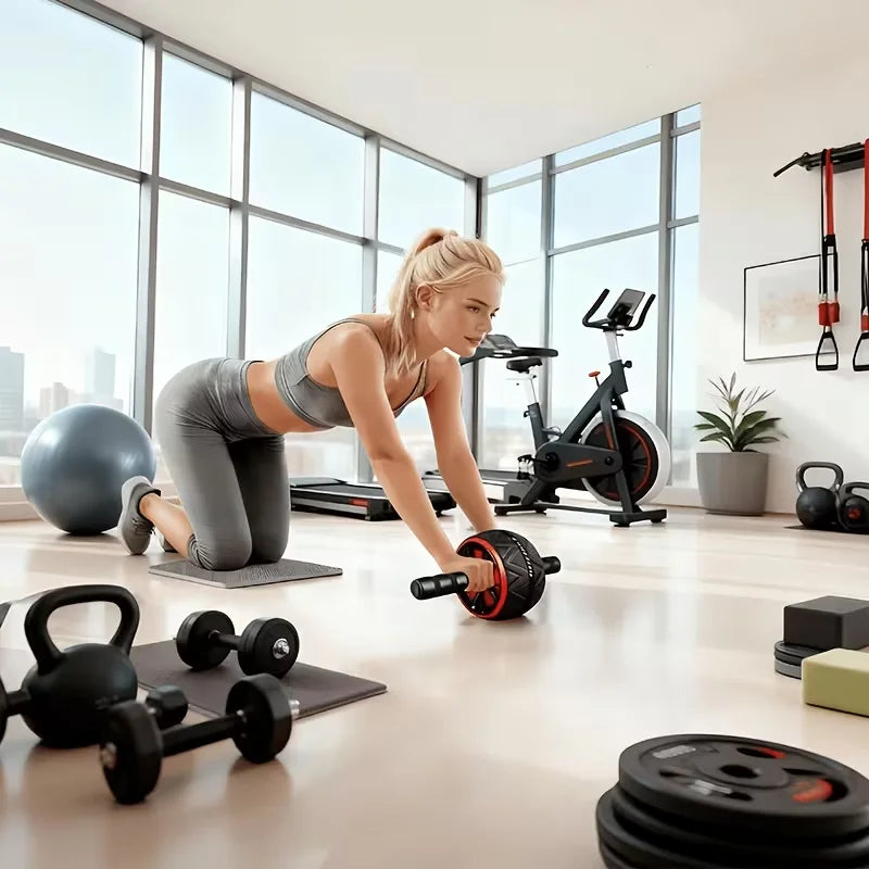 Abdominal Roller Wheel for Core Strength and Home Fitness Training