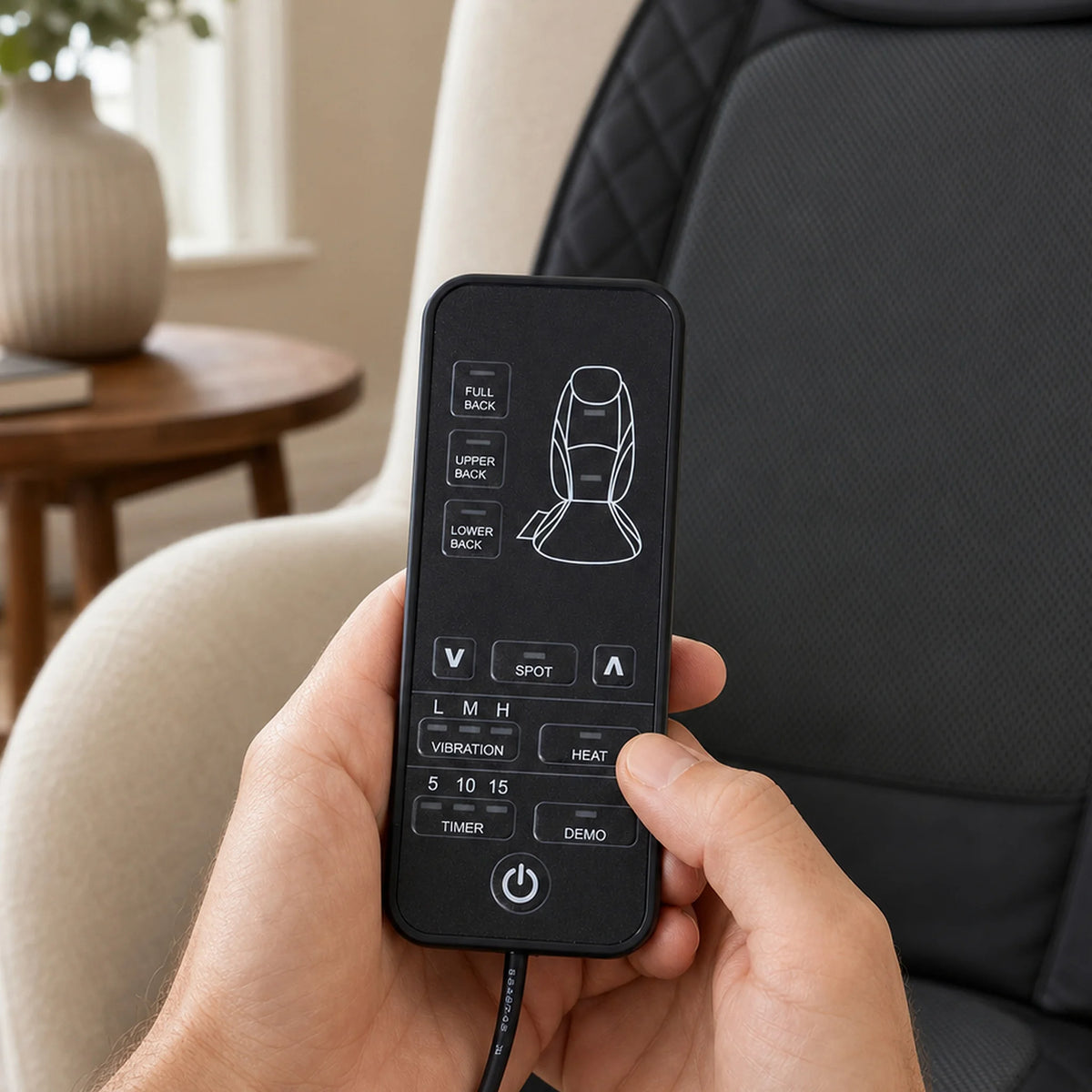 MCQ Heated Electric Back Massager For Home Office And Car
