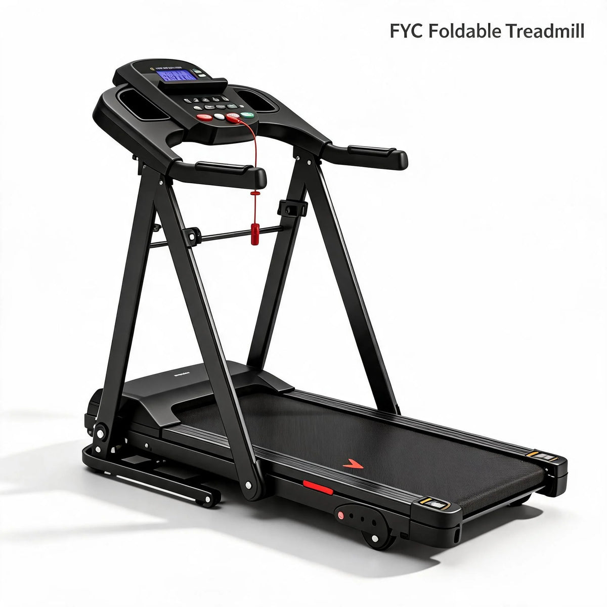FYC Foldable Treadmill with Manual Incline for Home Cardio Workouts