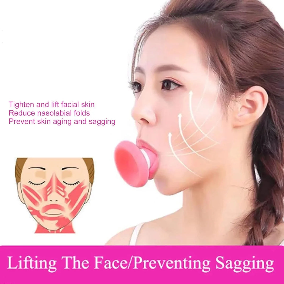 Facial Muscle Exerciser for Jawline Shaping and Toning