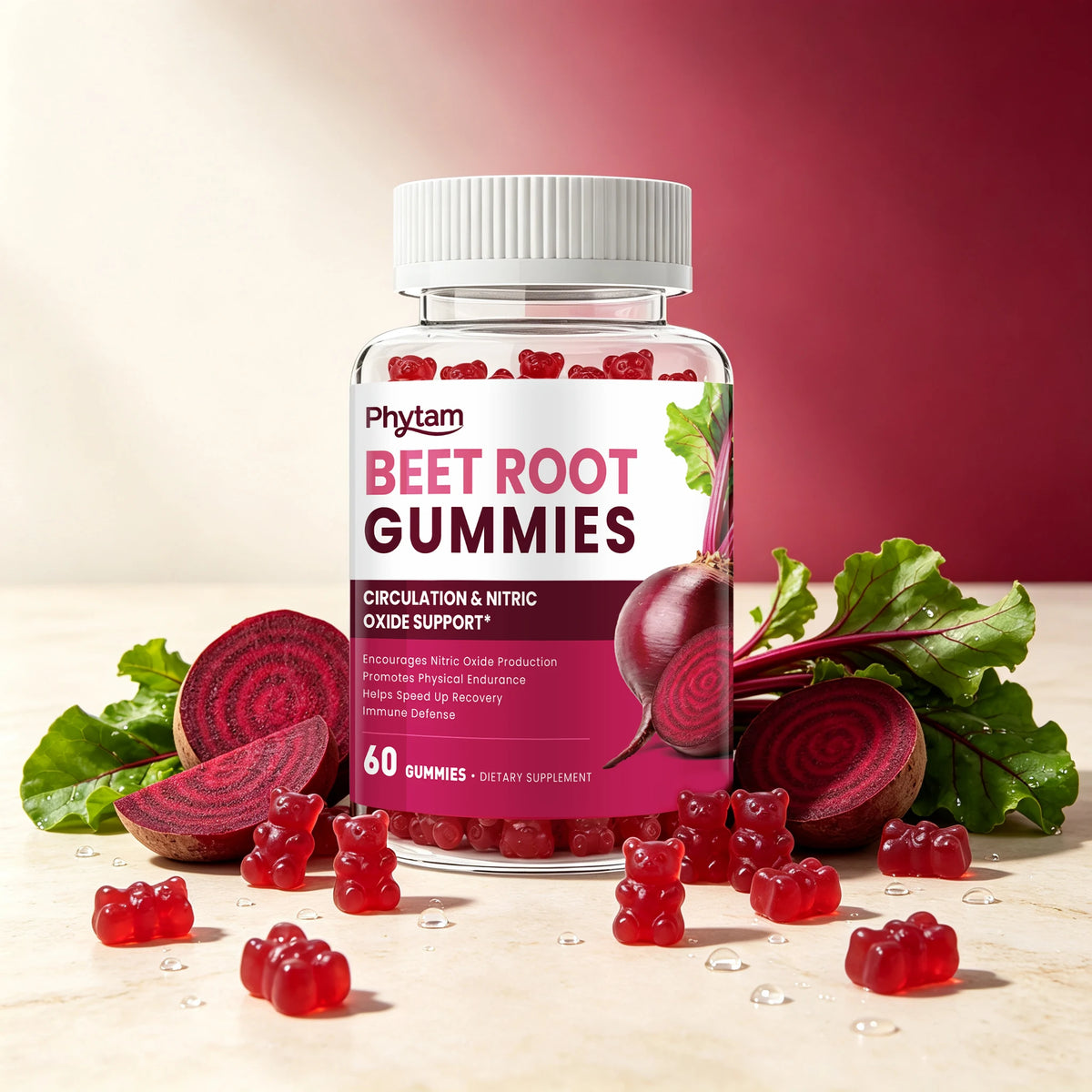 Phytam Charge Beetroot Supplement for Antioxidant Daily Wellness Support
