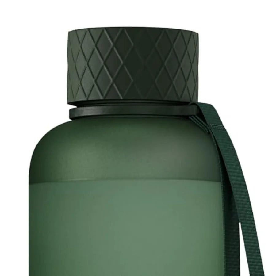 Shatterproof Water Bottle With Strap For Travel Sports And School