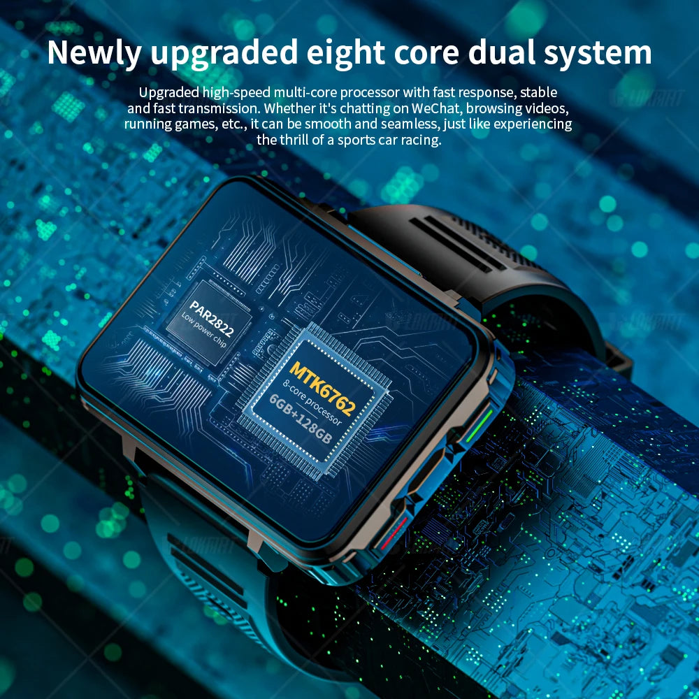 LOKMAT Android Smartwatch Phone With 4G Calling And Dual Cameras