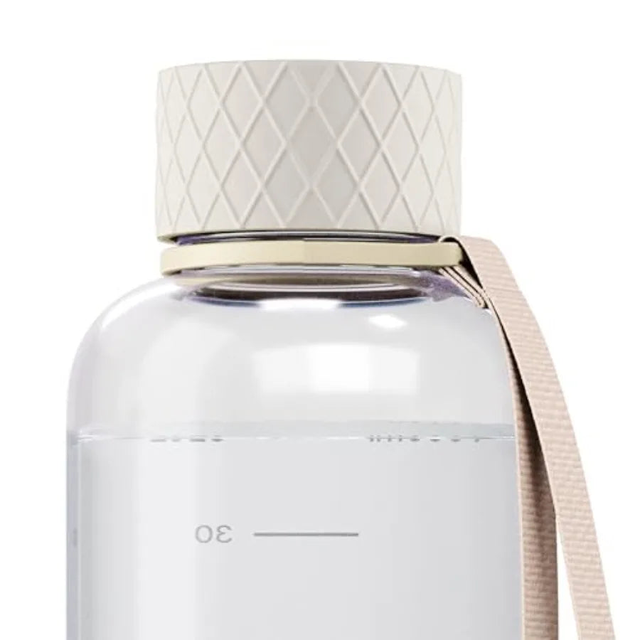 Shatterproof Water Bottle With Strap For Travel Sports And School