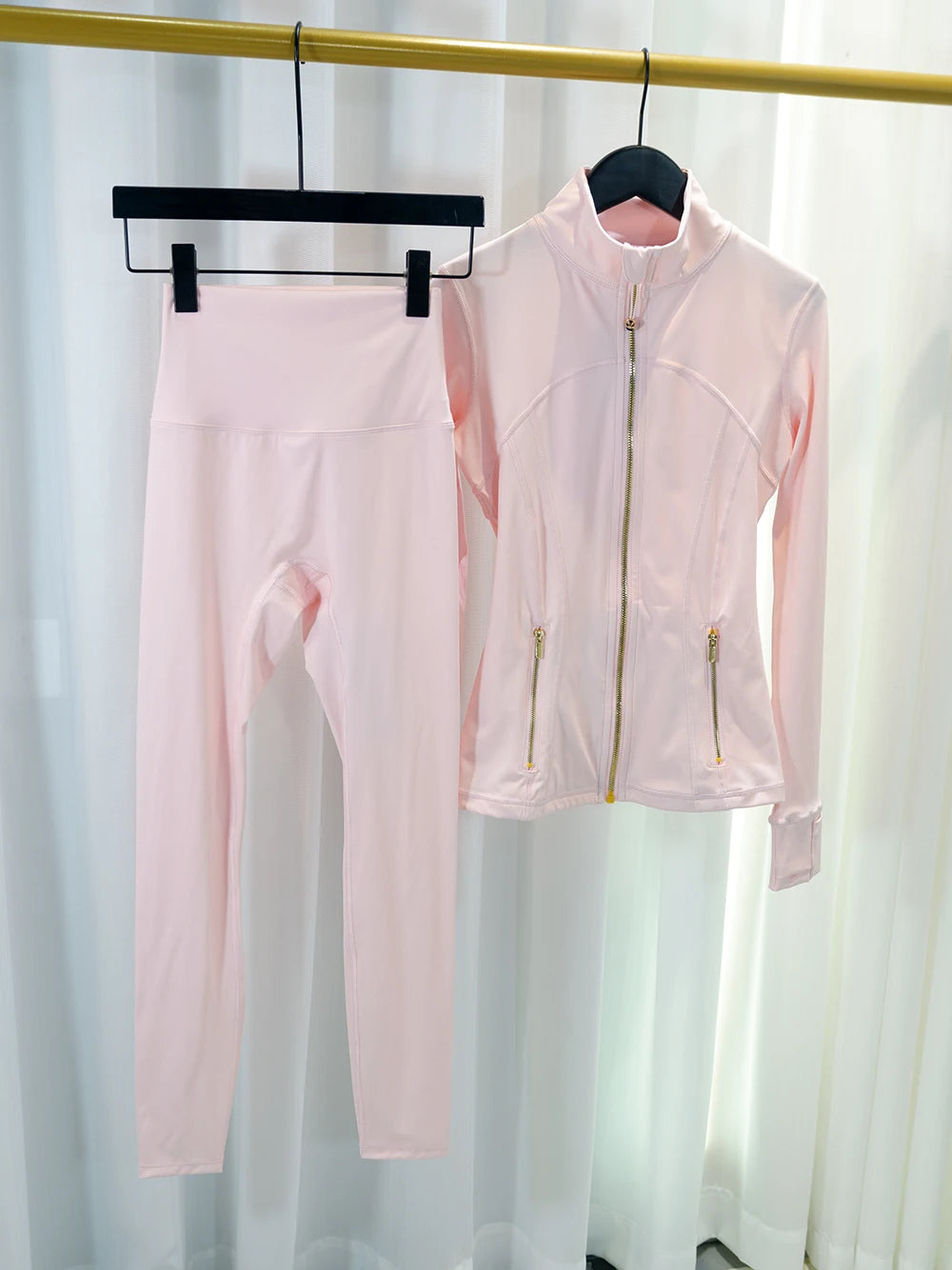LULU FLORA Women's Quick Dry Yoga Jacket And Pants Set