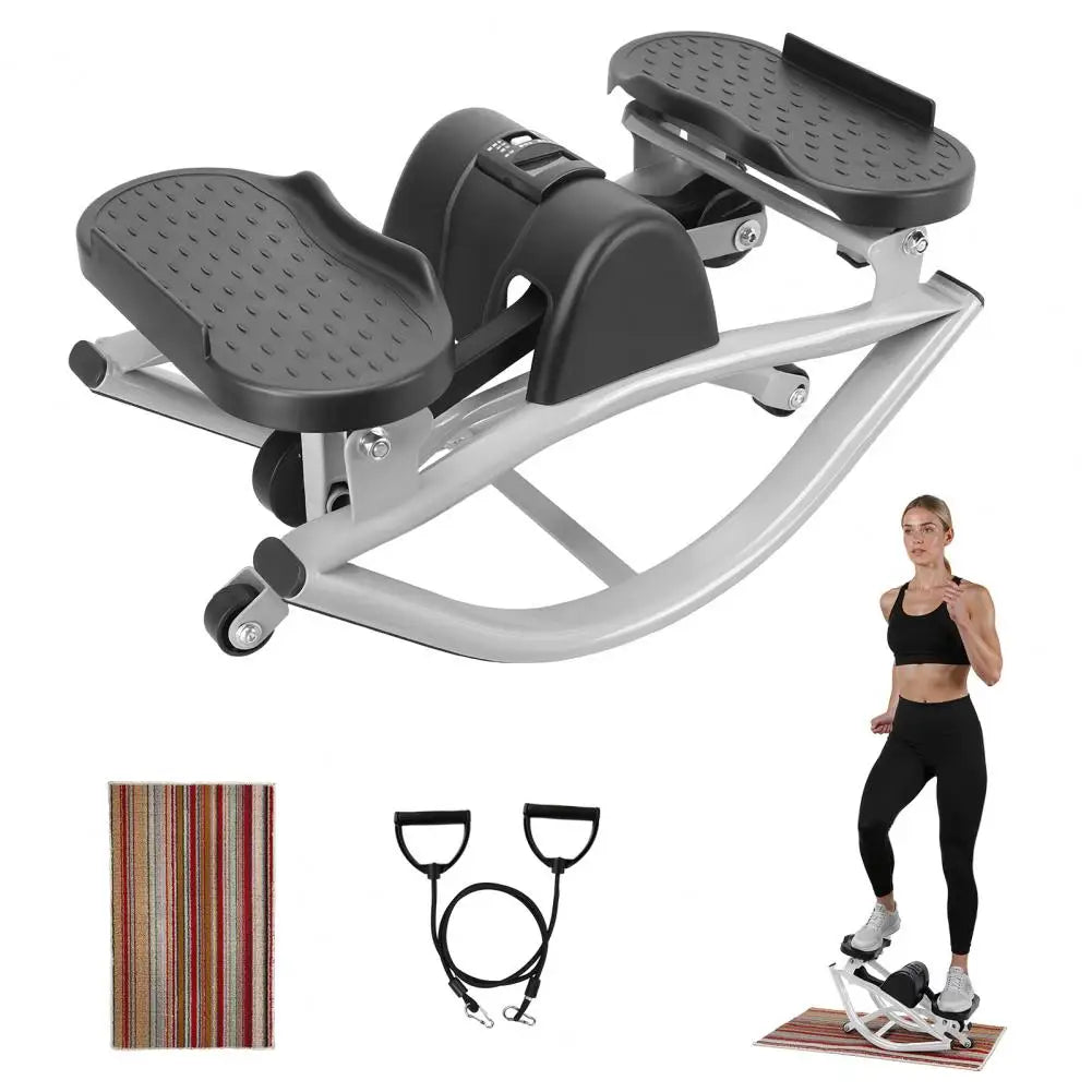 Rock Stepper Lateral Fitness Trainer With LCD Workout Monitor