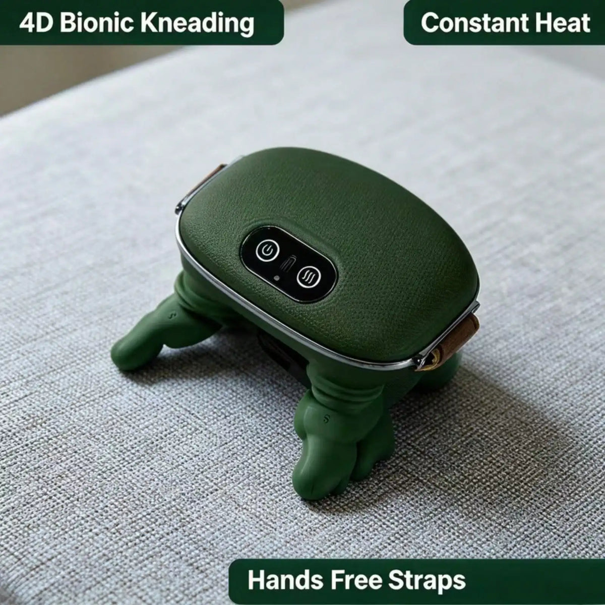 Wireless 4D Kneading Neck And Shoulder Massager With Finger Massage