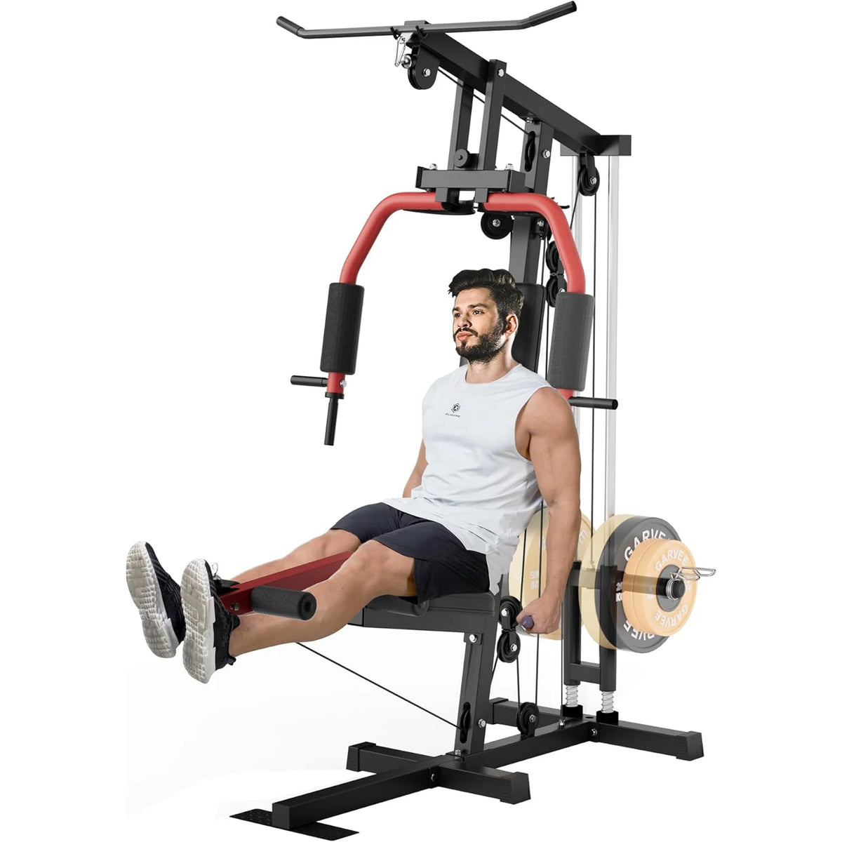 HiMISS 5-in-1 Home Gym Machine for Full Body Strength Training