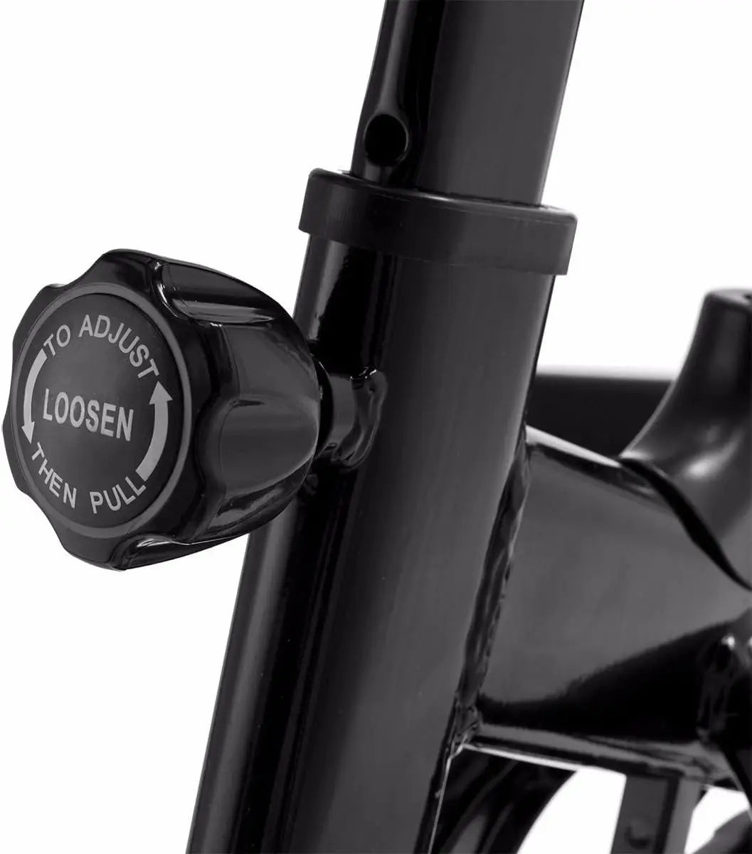 Stationary Exercise Bicycle Indoor Cycling Bike with Adjustable Resistance LCD Monitor and Comfortable Seat for Home Gym Cardio Training Fitness Workout