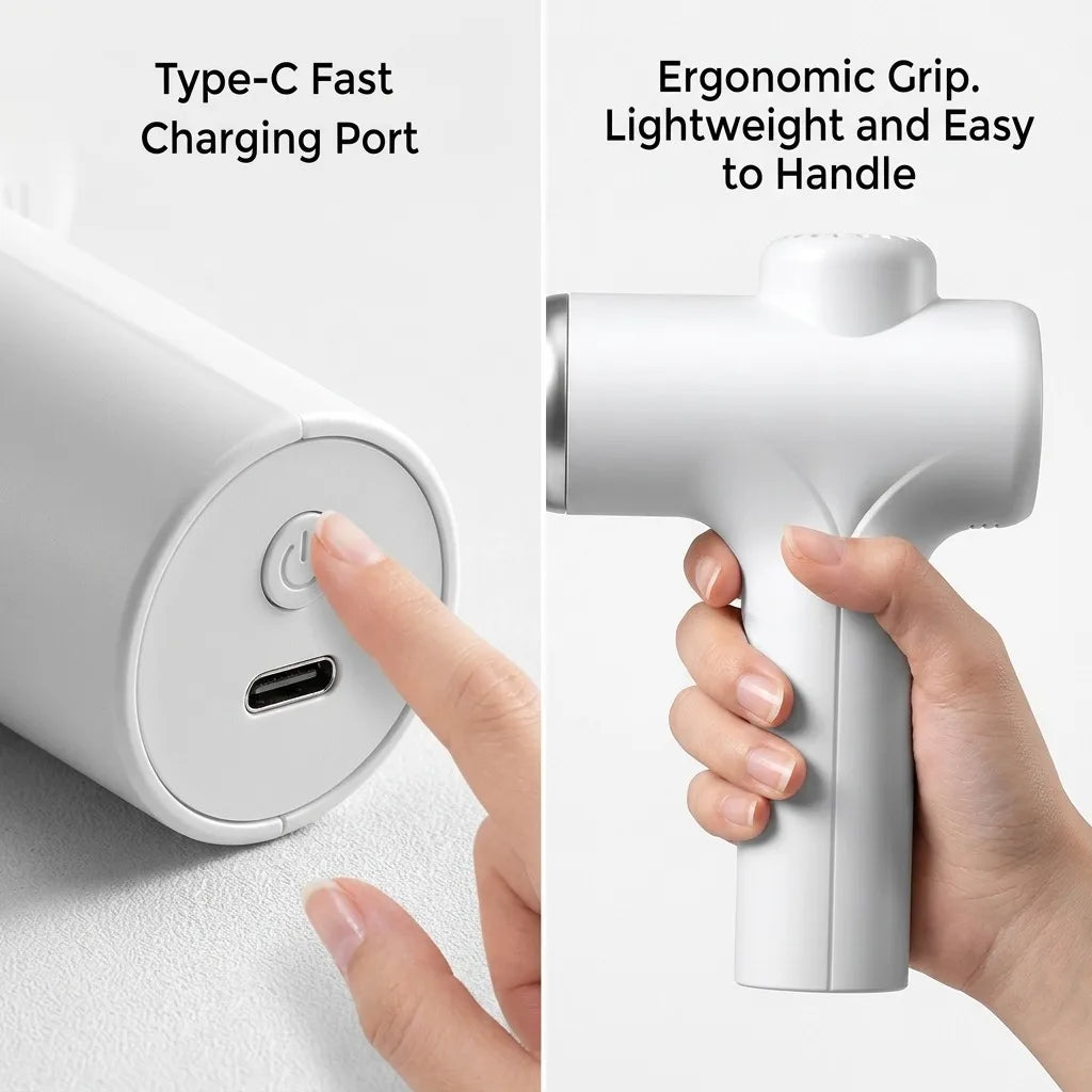 Deep Tissue Percussion Massage Gun for Muscle Recovery and Relaxation