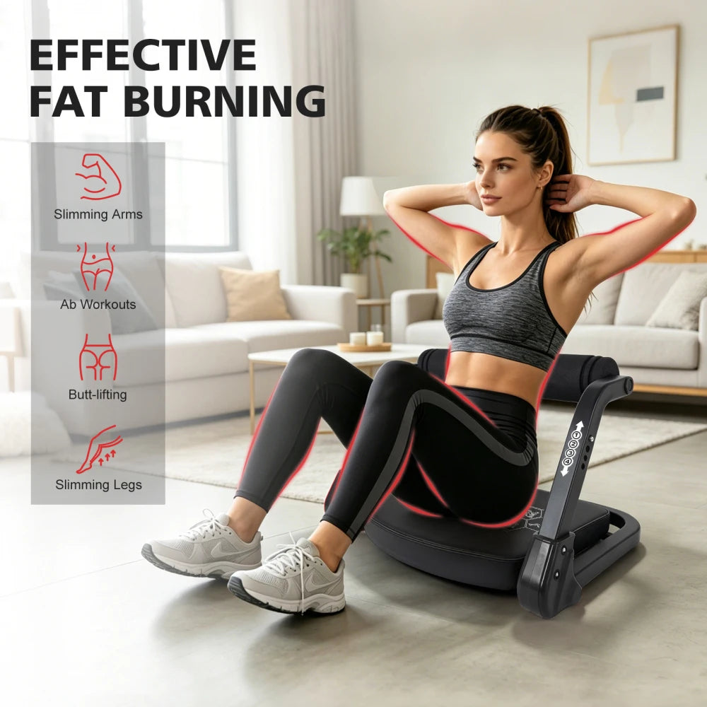 Abdominal Core Trainer Machine with Resistance Bands for Home Gym Ab Workout Strength Training Equipment