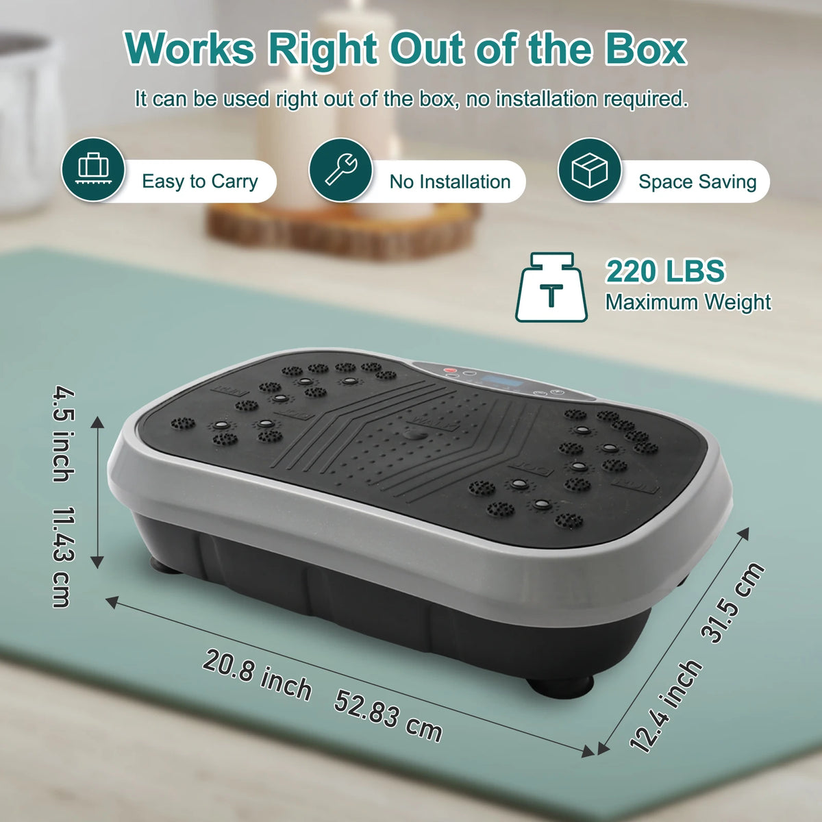 Vibration Plate Exercise Machine for Home Fitness and Body Shaping