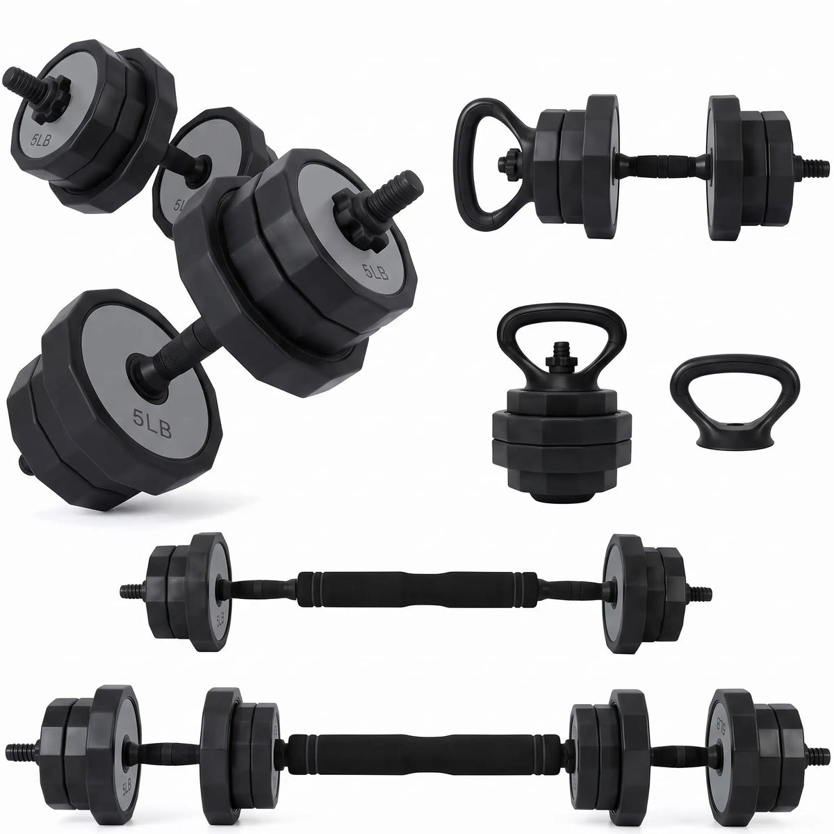 Adjustable Dumbbell Set for Strength Training and Home Workouts