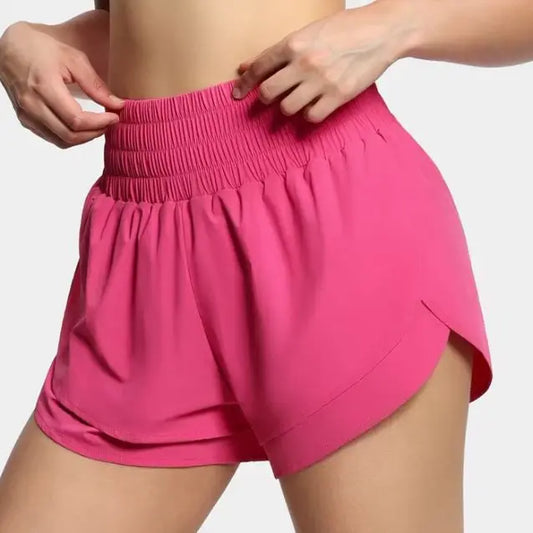 THE GYM PEOPLE Women's High Waisted Quick Dry Athletic Shorts