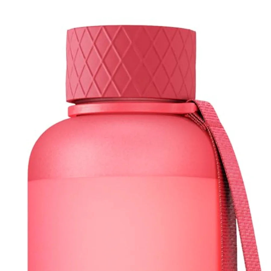 Shatterproof Water Bottle With Strap For Travel Sports And School
