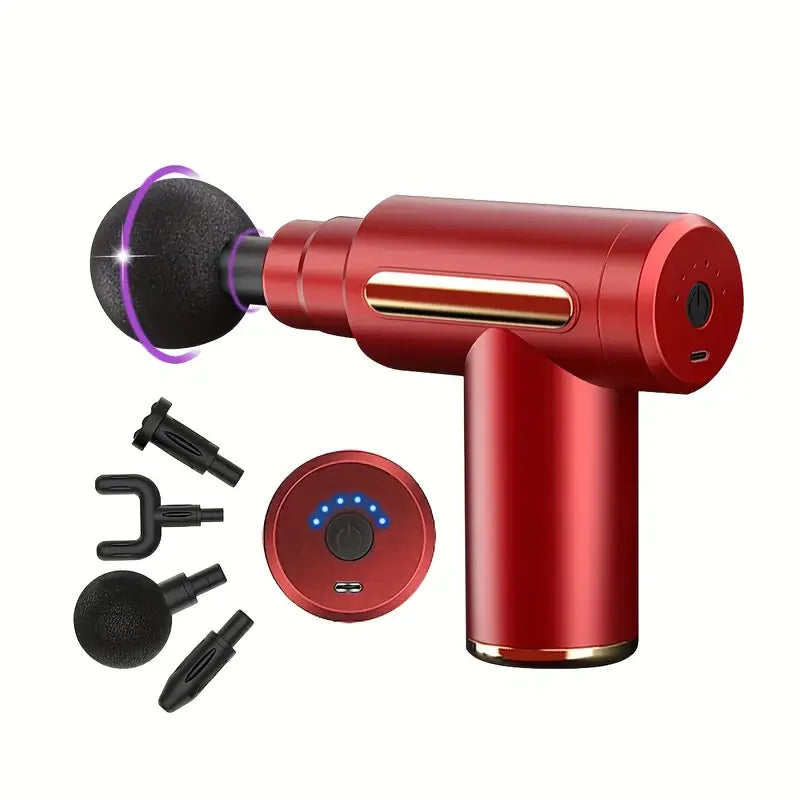 Muscle Relaxation Mini Massage Gun, Suitable For Full-Body And Arm And Back Massage. Mini And Compact, Portable, Type-C Charging, Handheld Electric Muscle Massager To Relax Muscles After Exercise And Fitness