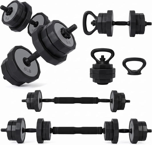 Adjustable Dumbbell Set for Strength Training and Home Workouts