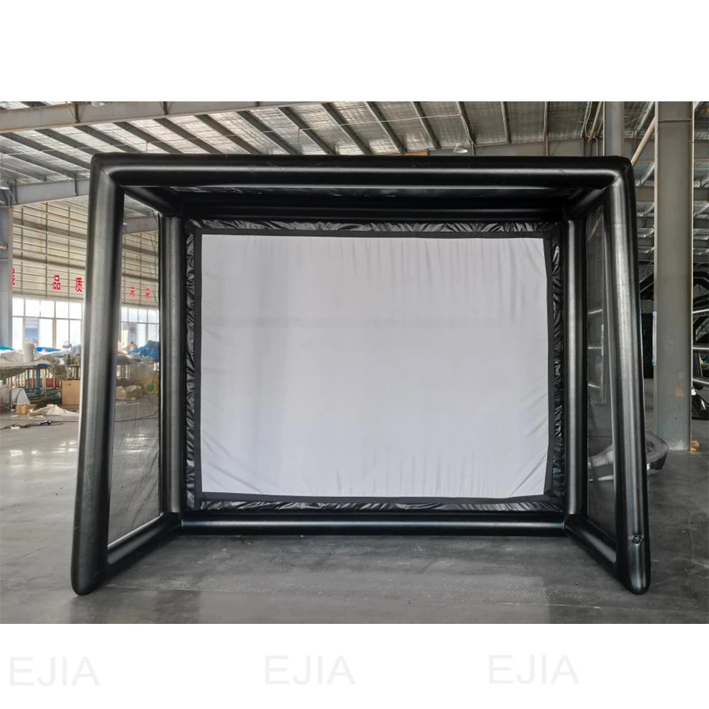 Ejia Inflatable Golf Simulator Enclosure With Projection Screen