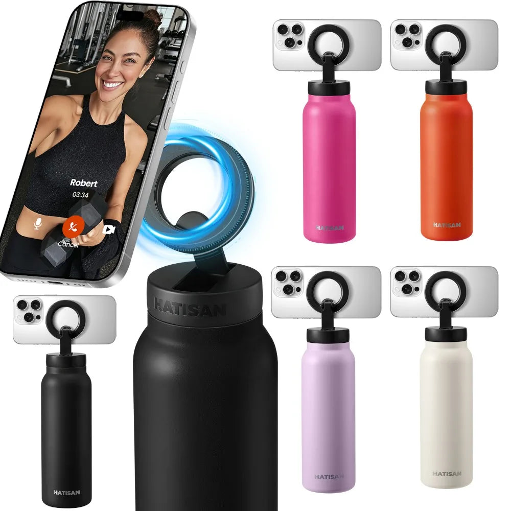 HATISAN Stainless Steel Insulated Vacuum Flask Water Bottle