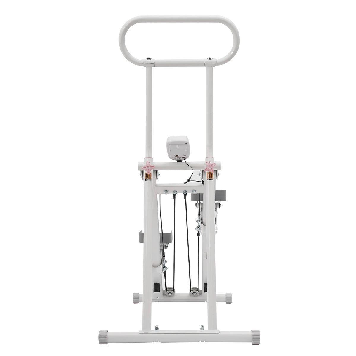 Stair Stepper for Home Gym 300lbs, Folding Vertical Climber with Adjustable 46-50in Handrail, 20dB Quiet